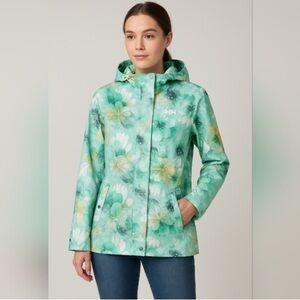 Helly Hansen Mint Floral Ski Jacket